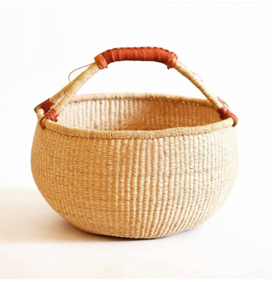 Natural Round basket: Large