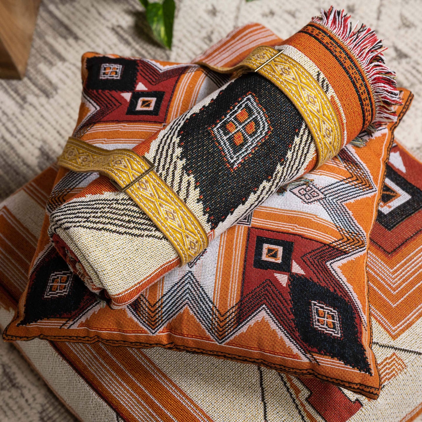 Cotton Carry Strap: Hold Me Tight - Yellow