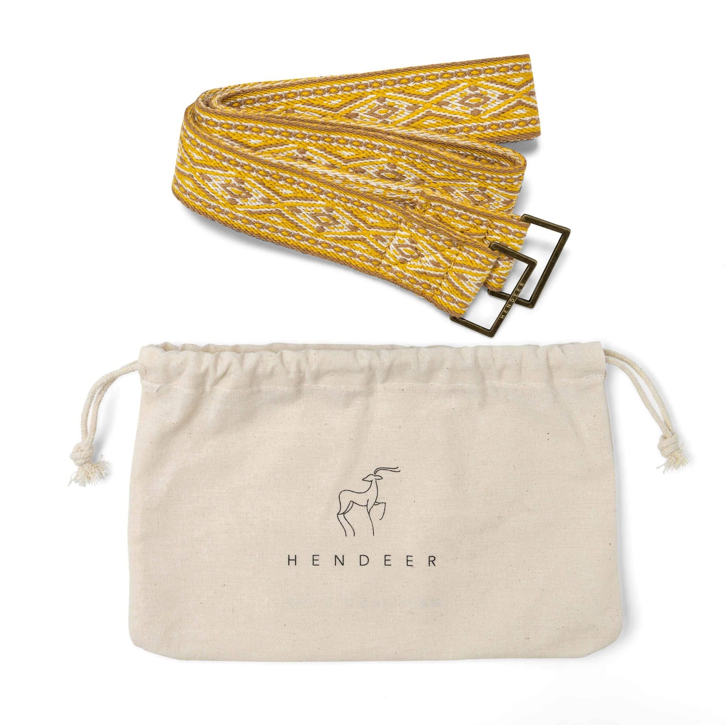 Cotton Carry Strap: Hold Me Tight - Yellow