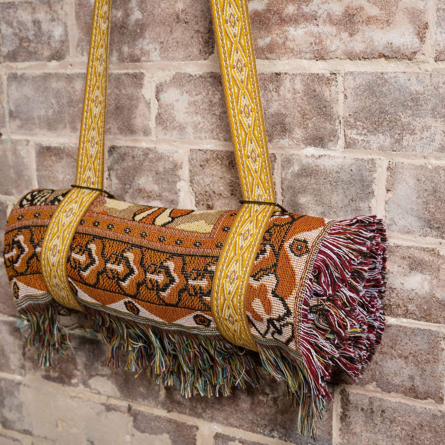 Cotton Carry Strap: Hold Me Tight - Yellow